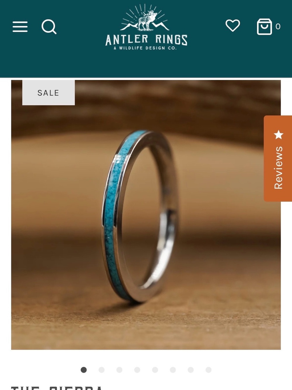 Antler Rings “The Seirra” 2MM